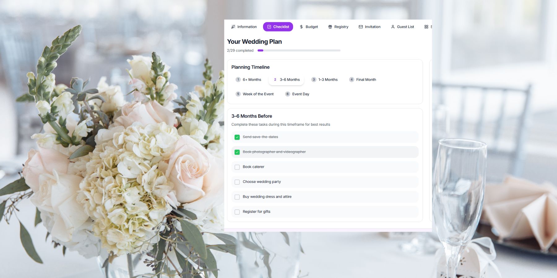 Setting preferences on mobile device